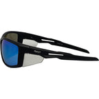 Cadiz, Matte Black/Ice Blue Mirror Polarised Lenses