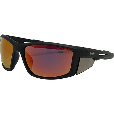 Cadiz, Matte Black/Red Mirror Polarised Lenses