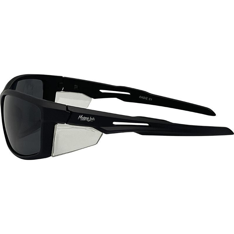 Cadiz, Matte Black/Smoke Polarised Lenses
