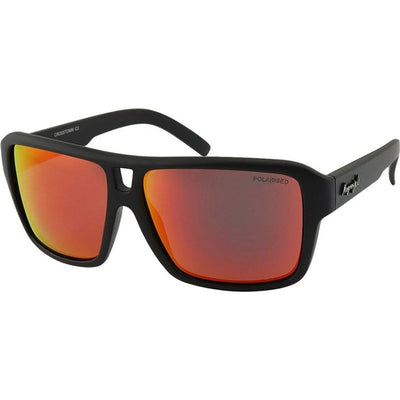 Crosstown, Black/Red Mirror Polarised Lenses
