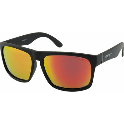 Harley, Matte Black/Red Mirror Polarised Lenses