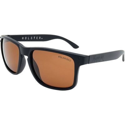 Holster, Matte Black/Brown Polarised Lenses