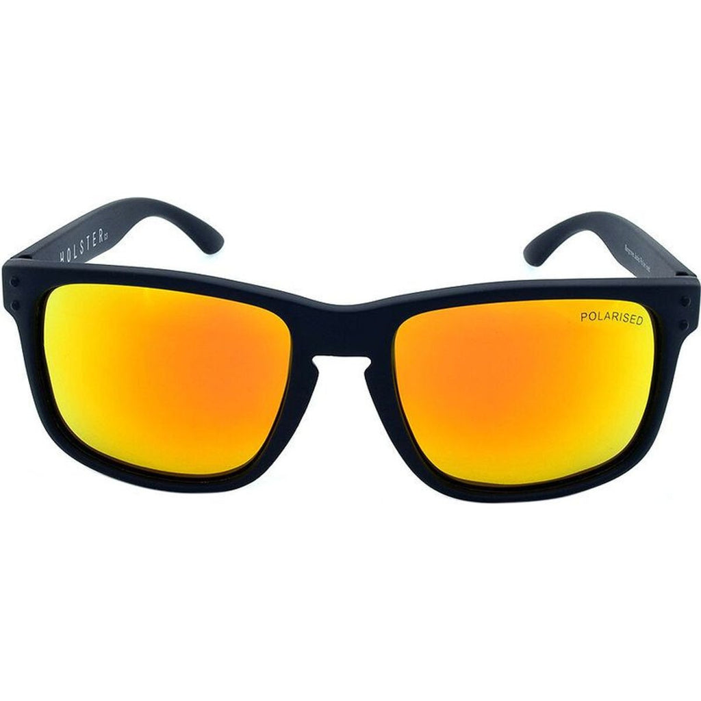 Holster, Matte Black/Red Mirror Polarised Lenses