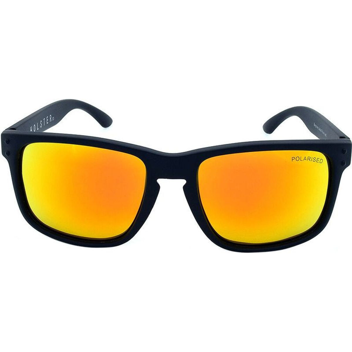 Holster, Matte Black/Red Mirror Polarised Lenses