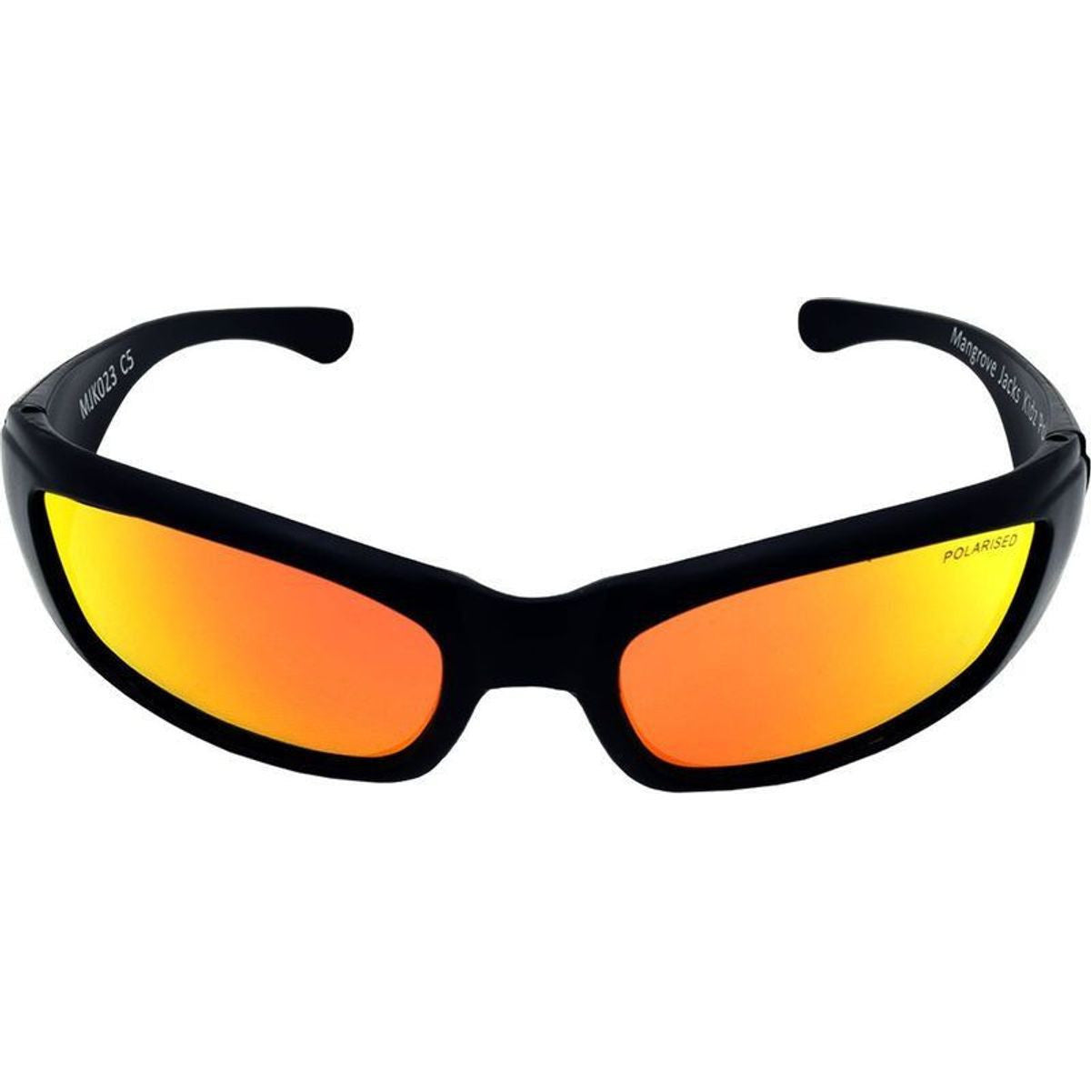 Mangrove Jacks Kids 023, Matte Black/Red Mirror Polarised Lenses