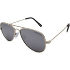 Mangrove Jacks Kids 059, Silver and Black/Silver Mirror Polarised Lenses