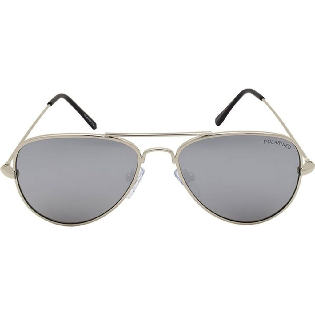 Mangrove Jacks Kids 059, Silver and Black/Silver Mirror Polarised Lenses