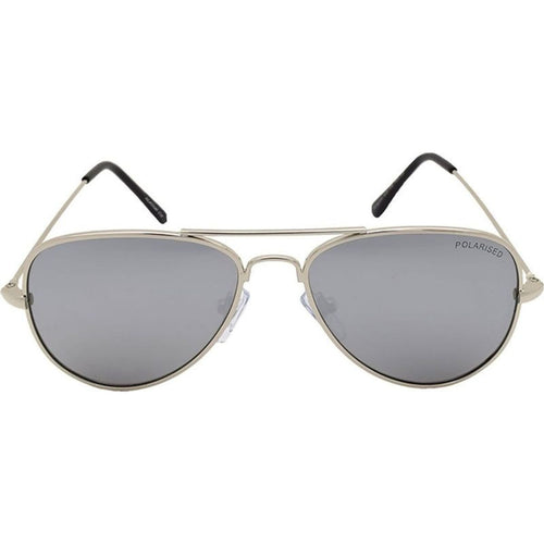 Mangrove Jacks Kids 059, Silver and Black/Silver Mirror Polarised Lenses