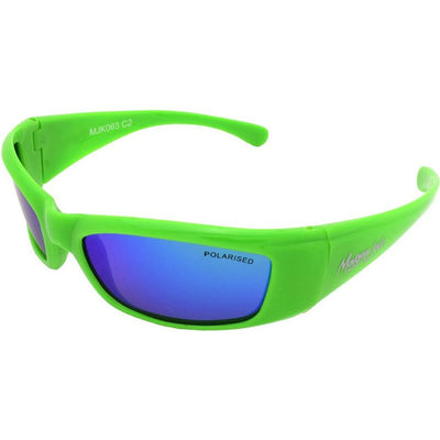Mangrove Jacks Kids 063, Neon Green/Green Mirror Polarised Lenses