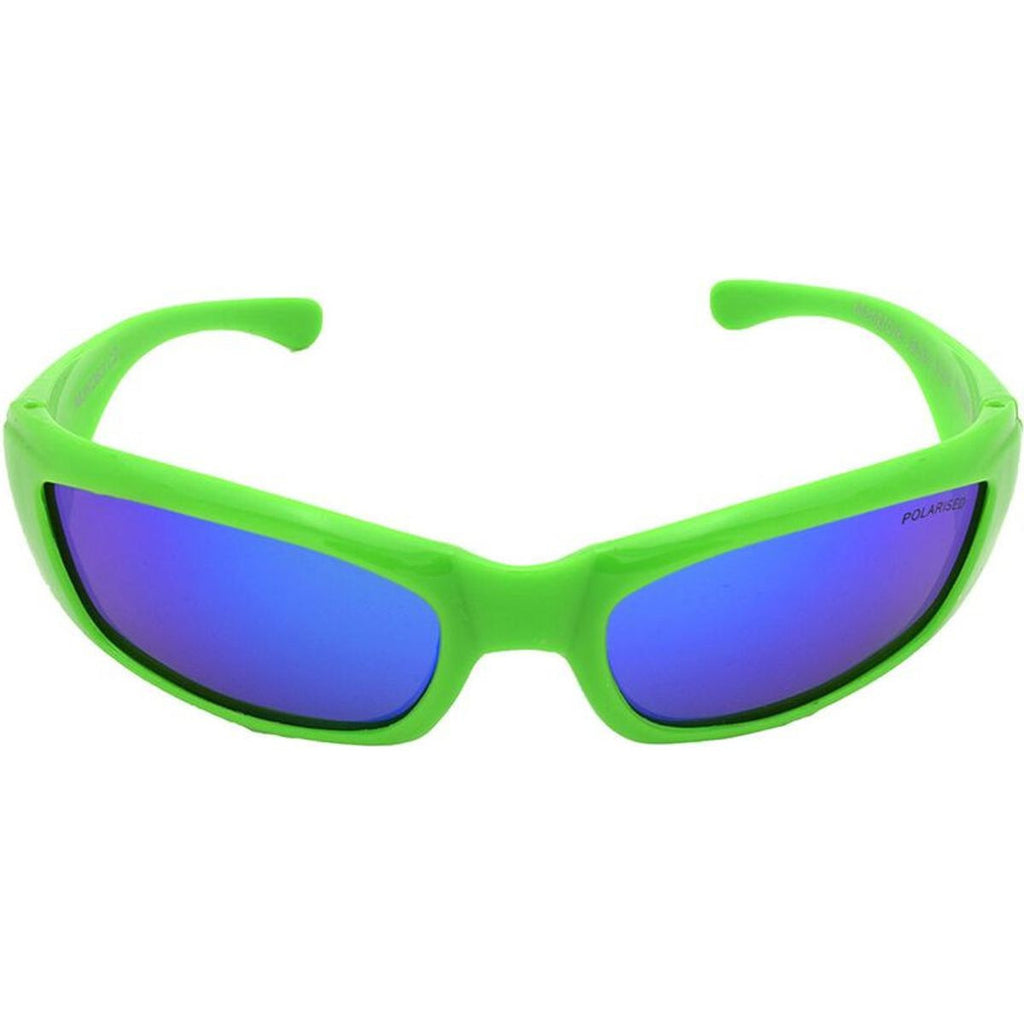 Mangrove Jacks Kids 063, Neon Green/Green Mirror Polarised Lenses