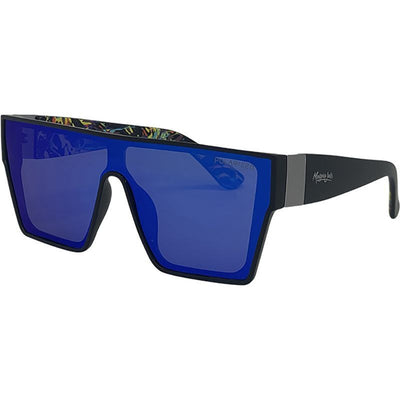 Live and Let Live, Matte Black/Blue Mirror Polarised Lenses