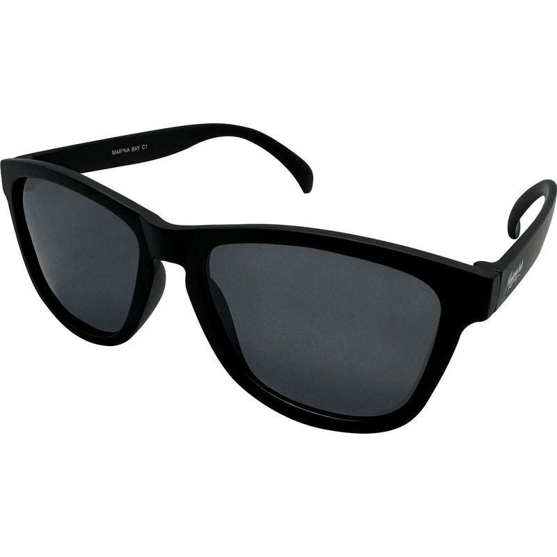 Marina Bay, Matte Black/Smoke Polarised Lenses