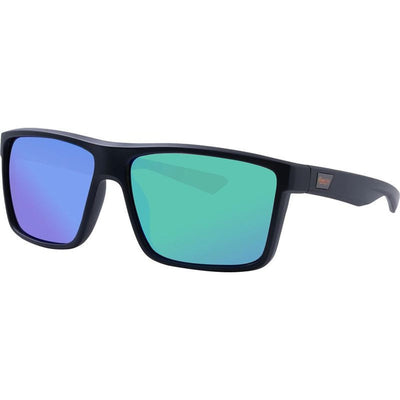 Moonraker, Matte Black/Green Mirror Polarised Lenses