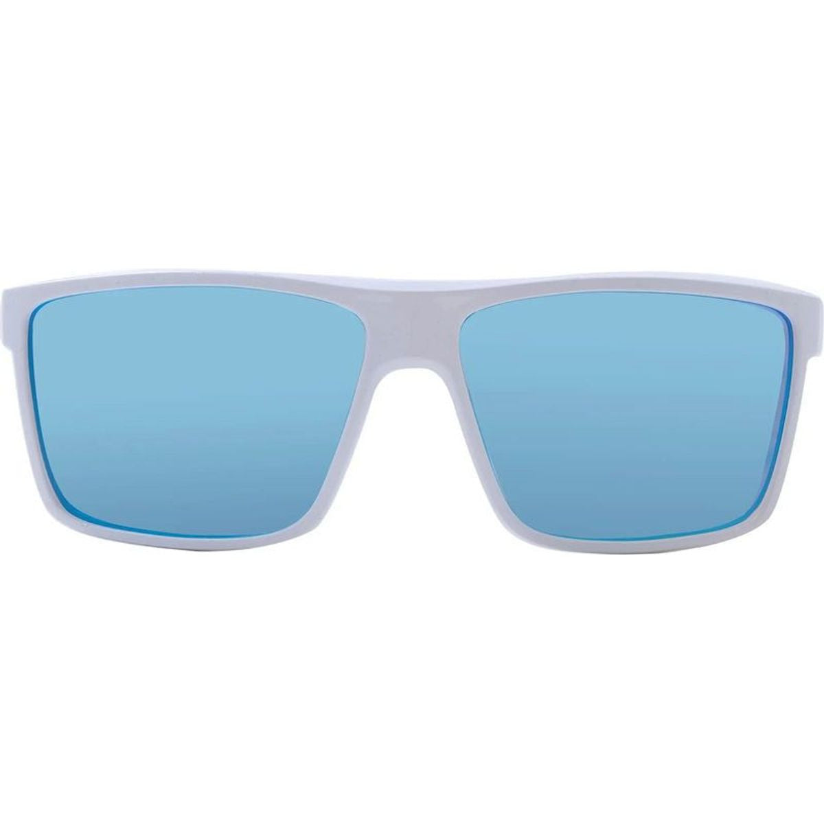 Moonraker, Shiny White/Ice Blue Mirror Polarised Lenses