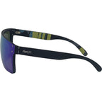 Never Say Never, Matte Black/Ice Blue Mirror Polarised Lenses