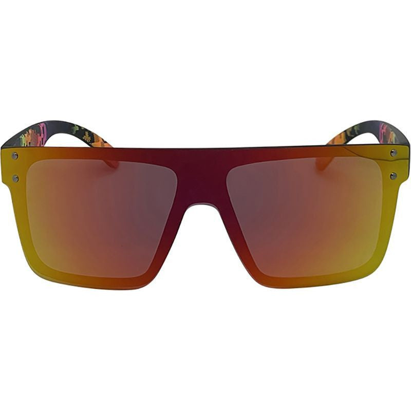 Never Say Never, Matte Black/Red Mirror Polarised Lenses