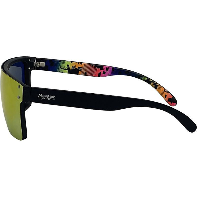 Never Say Never, Matte Black/Red Mirror Polarised Lenses