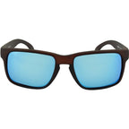 Razorback, Matte Brown/Blue White Mirror Polarised Lenses