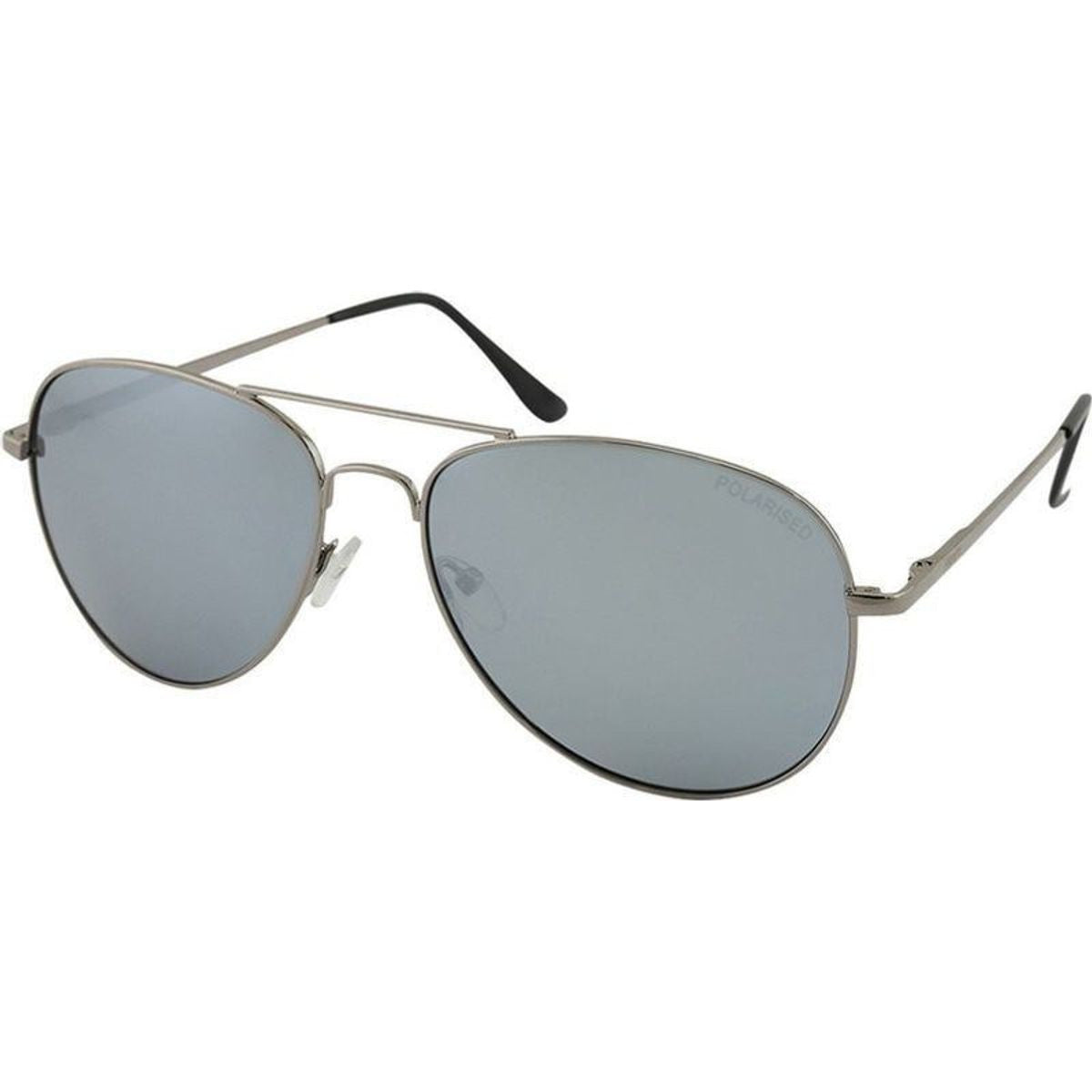 Spinner, Silver/Silver Mirror Polarised Lenses