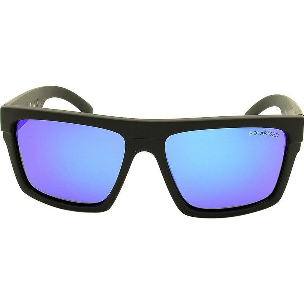 Titan, Matte Black/Blue Mirror Polarised Lenses