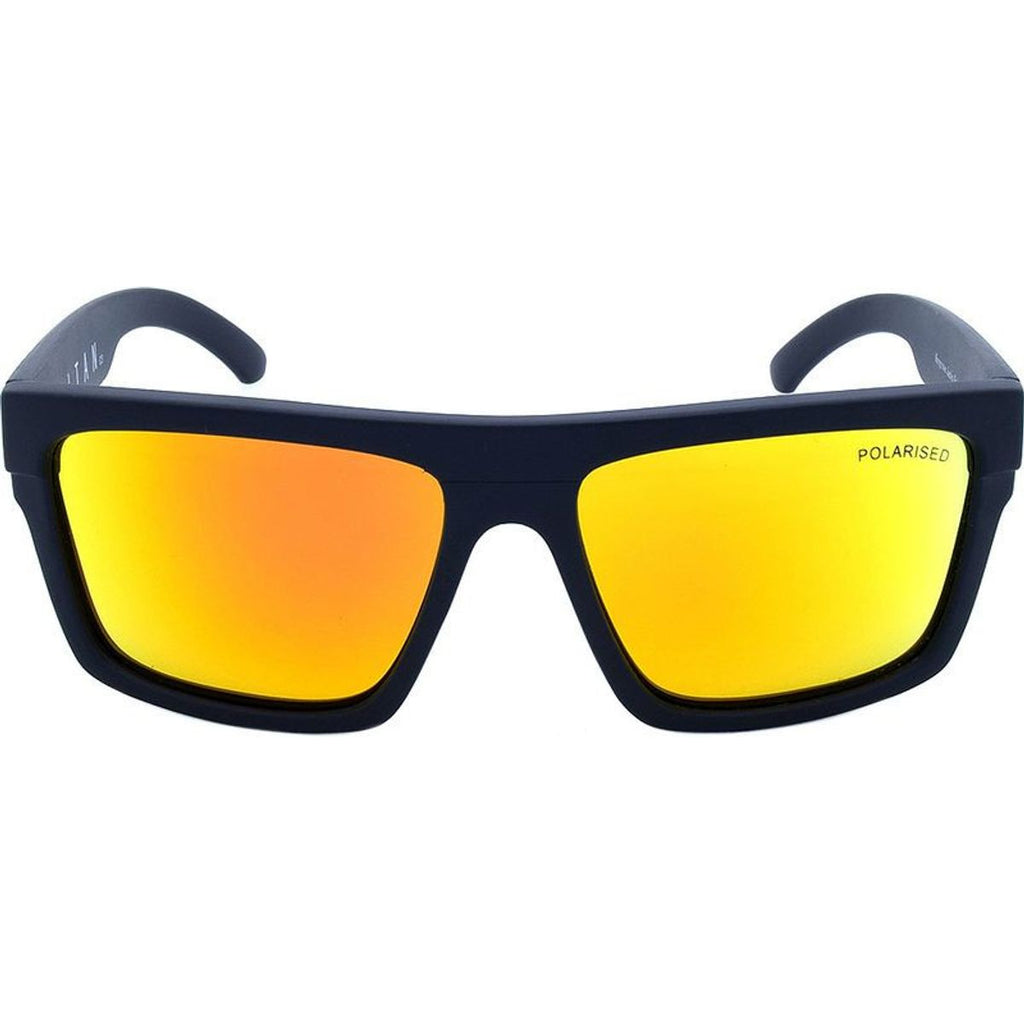 Titan, Matte Black/Red Mirror Polarised Lenses