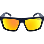 Titan, Matte Black/Red Mirror Polarised Lenses