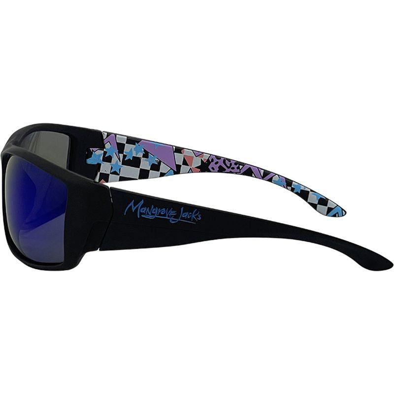 Tromso, Matte Black/Blue Mirror Polarised Lenses