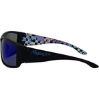 Tromso, Matte Black/Blue Mirror Polarised Lenses