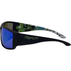 Tromso, Matte Black/Green Mirror Polarised Lenses