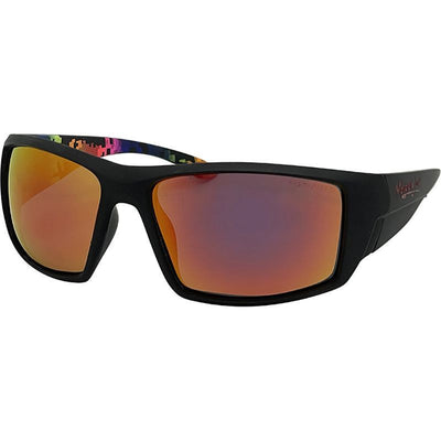 Tromso, Matte Black/Red Mirror Polarised Lenses