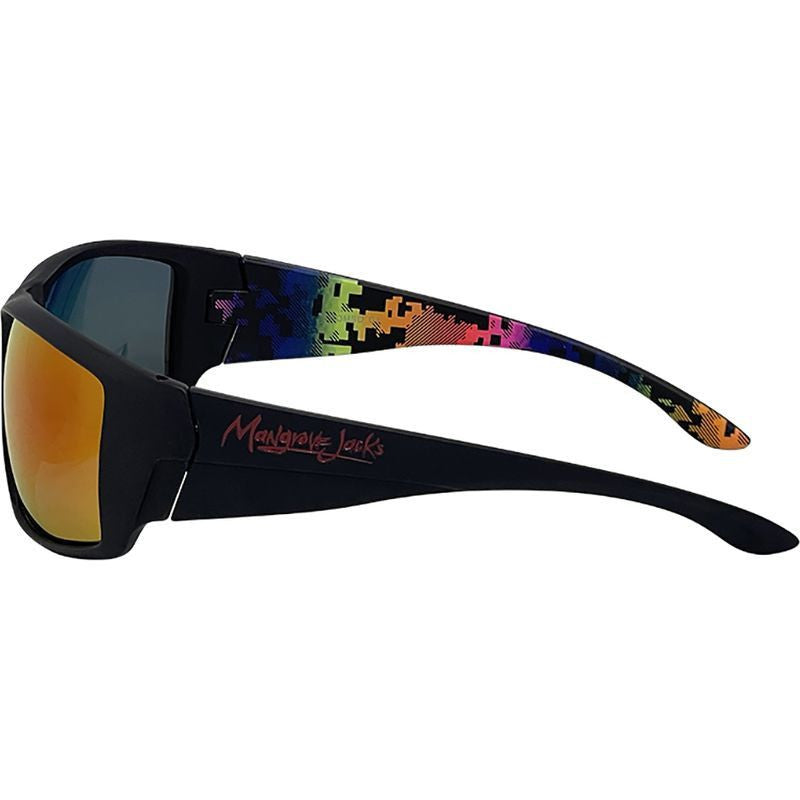 Tromso, Matte Black/Red Mirror Polarised Lenses