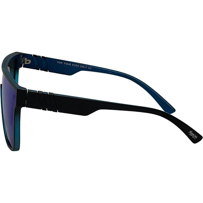 Your Eyes Only, Matte Crystal Blue/Blue Mirror Polarised Lenses