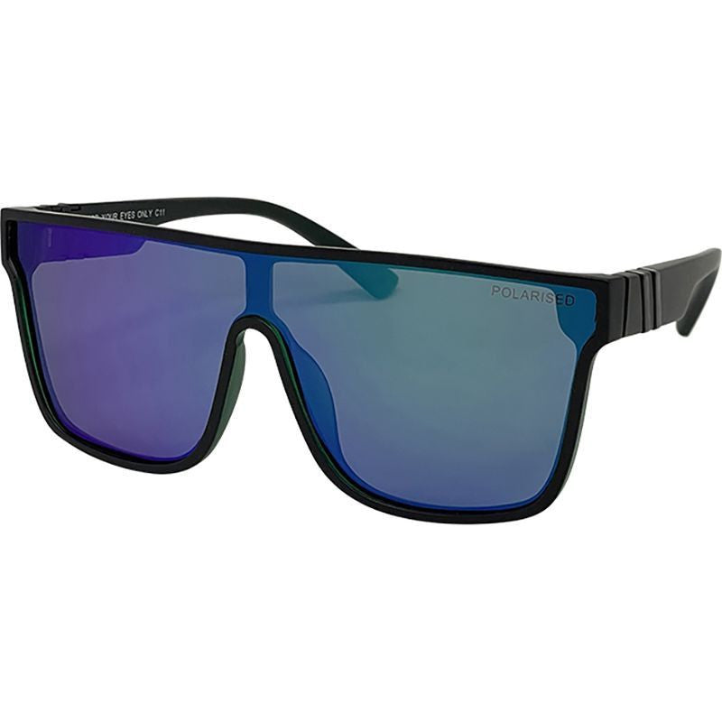Your Eyes Only, Matte Crystal Green/Green Mirror Polarised Lenses