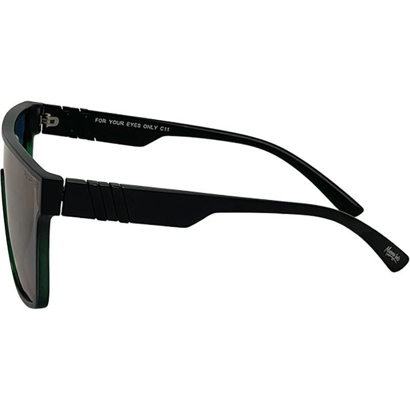 Your Eyes Only, Matte Crystal Green/Green Mirror Polarised Lenses