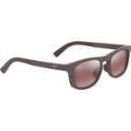 Aliali, Matte Solid Dark Brown/Maui Rose Polarised Glass Lenses