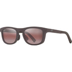 Aliali, Matte Solid Dark Brown/Maui Rose Polarised Glass Lenses