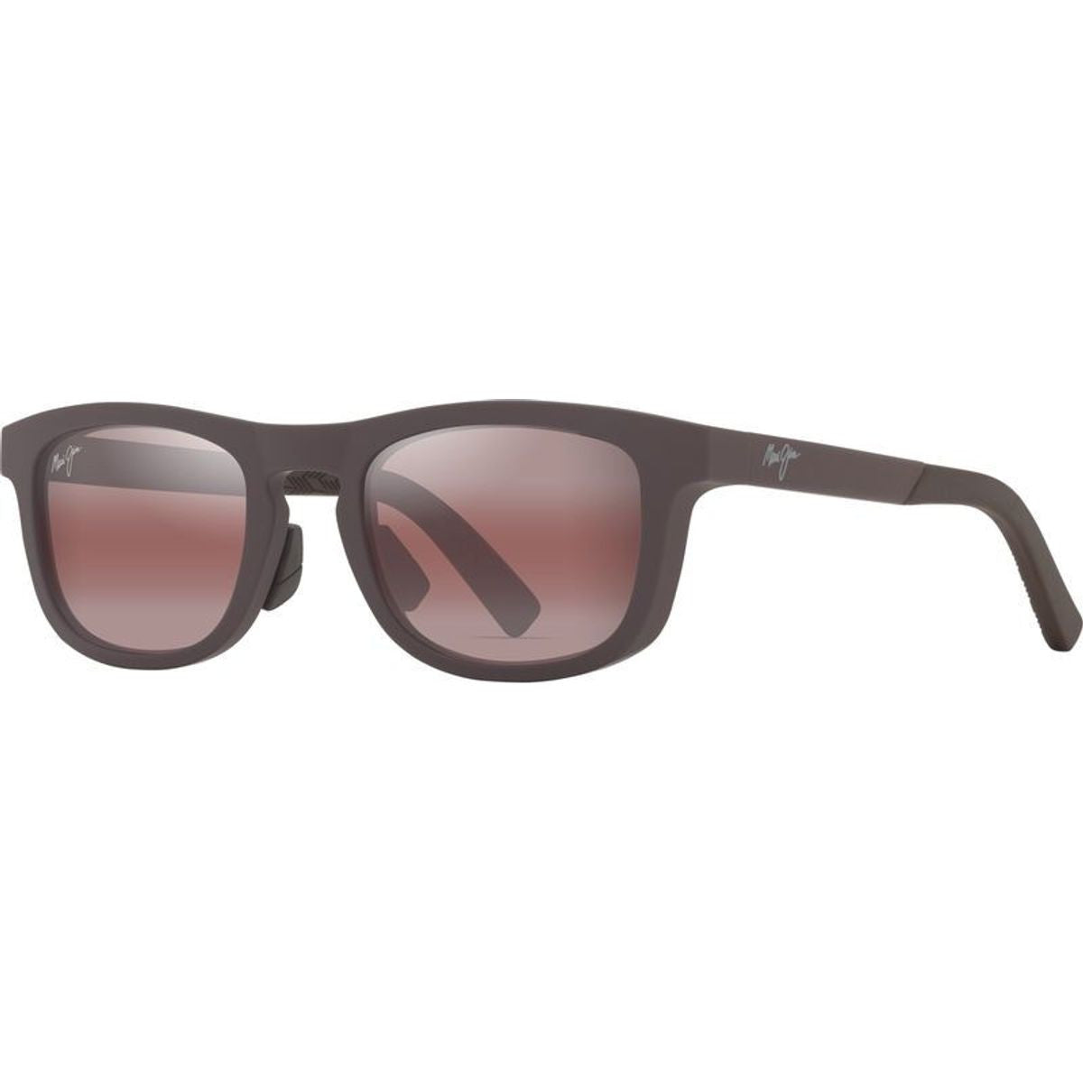 Aliali, Matte Solid Dark Brown/Maui Rose Polarised Glass Lenses
