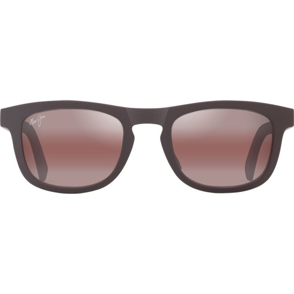 Aliali, Matte Solid Dark Brown/Maui Rose Polarised Glass Lenses