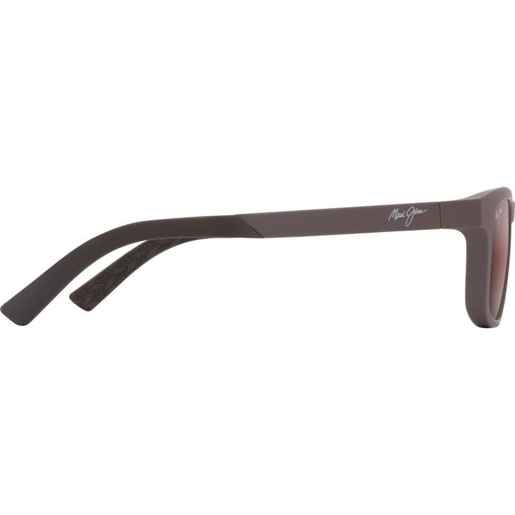 Aliali, Matte Solid Dark Brown/Maui Rose Polarised Glass Lenses