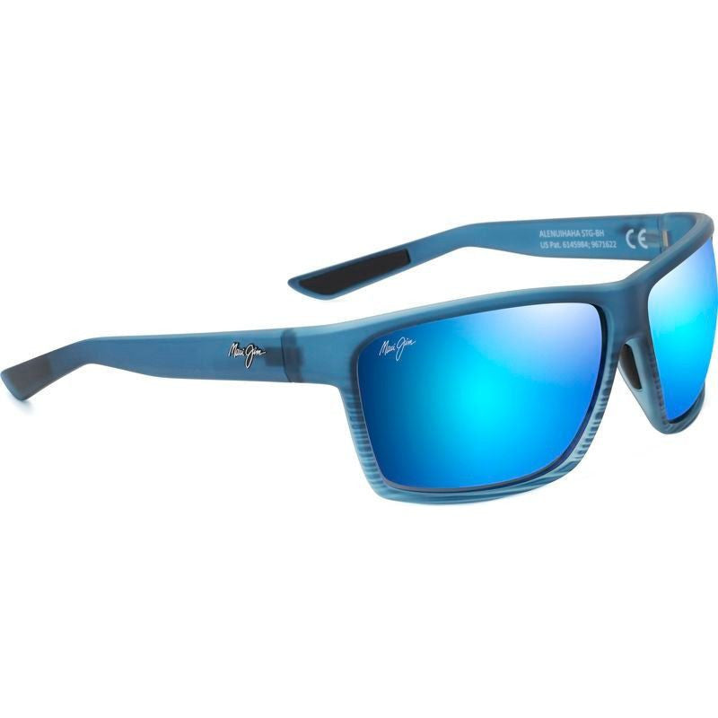 Alenuihaha, Blue Black Stripe/Blue Hawaii Polarised Glass Lenses