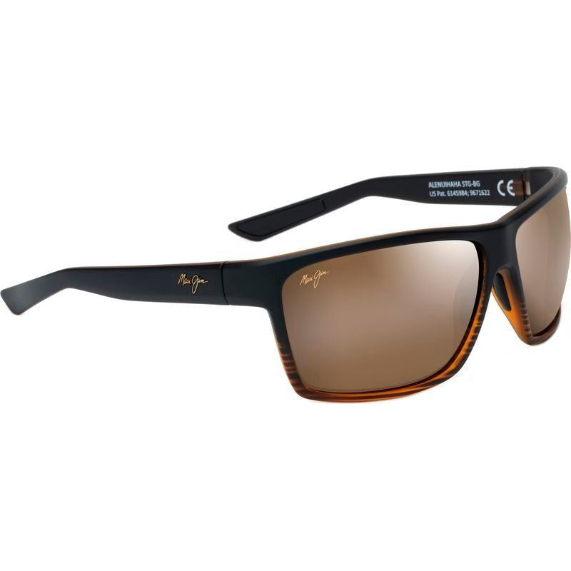 Alenuihaha, Dark Brown Stripe/HCL Bronze Polarised Glass Lenses