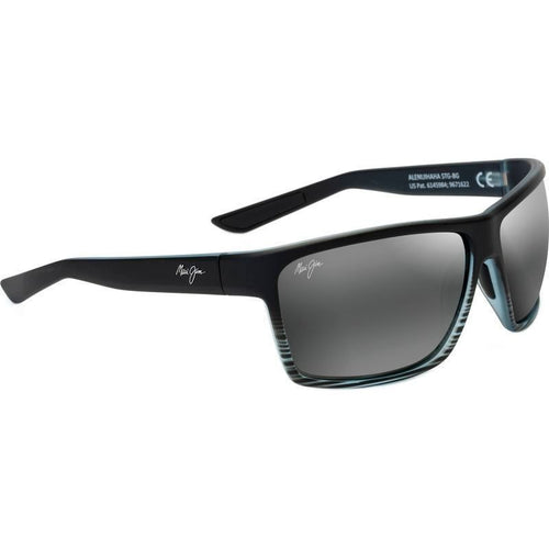 Alenuihaha, Grey Black Stripe/Neutral Grey Polarised Glass Lenses