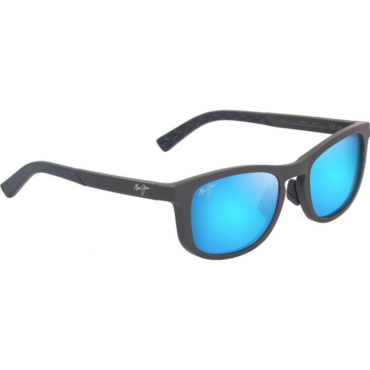 Aliali Alt Fit, Matte Solid Grey/Blue Hawaii Polarised Glass Lenses