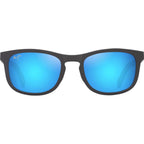 Aliali Alt Fit, Matte Solid Grey/Blue Hawaii Polarised Glass Lenses