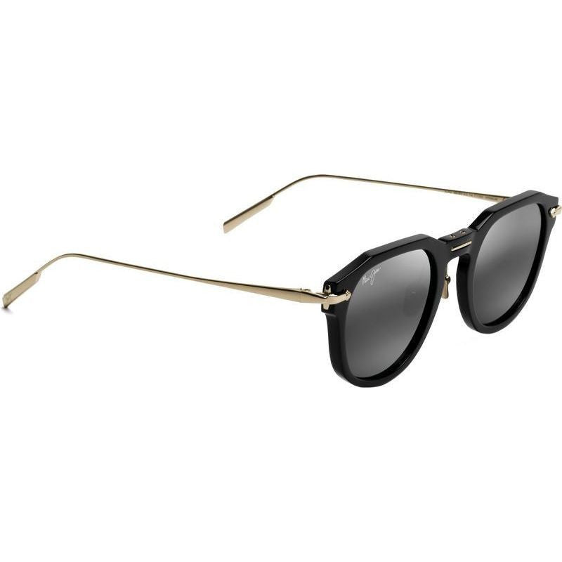 Alika, Black and Gold/Neutral Grey Polarised Lenses