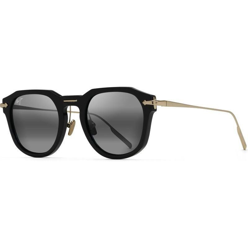 Alika, Black and Gold/Neutral Grey Polarised Lenses