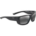 Amberjack, Matte Black and Black Rubber/Neutral Grey Polarised Glass Lenses