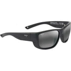 Amberjack, Matte Black and Black Rubber/Neutral Grey Polarised Glass Lenses