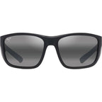 Amberjack, Matte Black and Black Rubber/Neutral Grey Polarised Glass Lenses