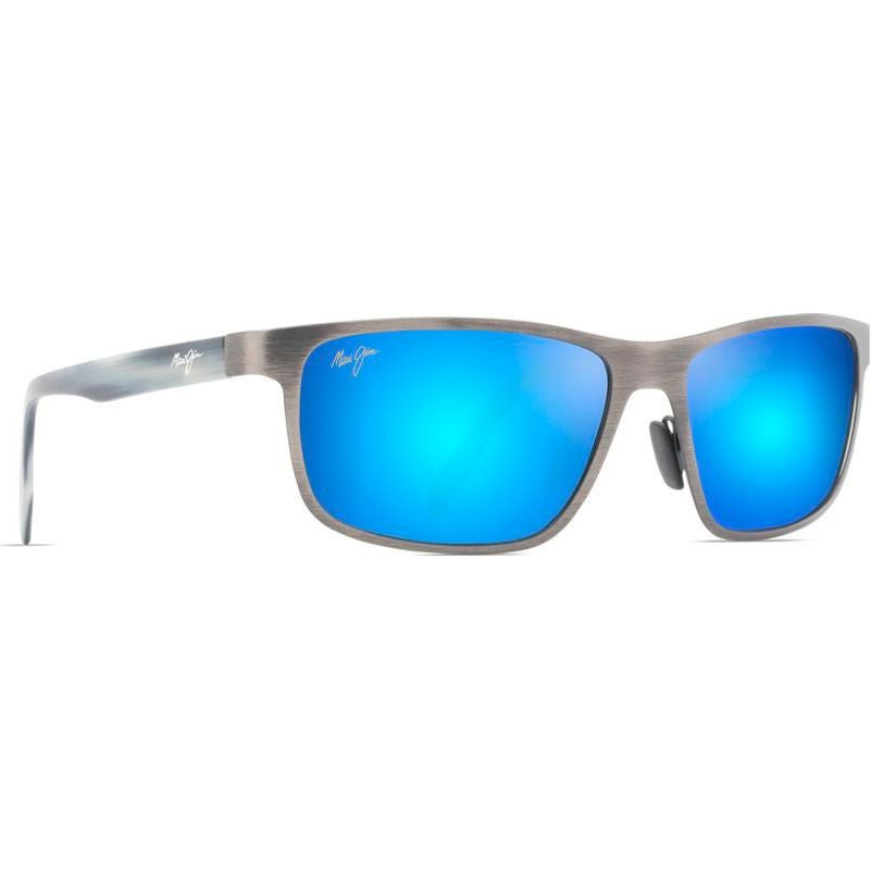 Anemone, Brushed Gunmetal/Blue Hawaii Glass Polarised Lenses
